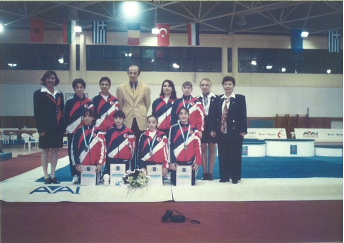 1997 Balkan Şampiyonası'nda ikinci olan Türk Milli Takımı