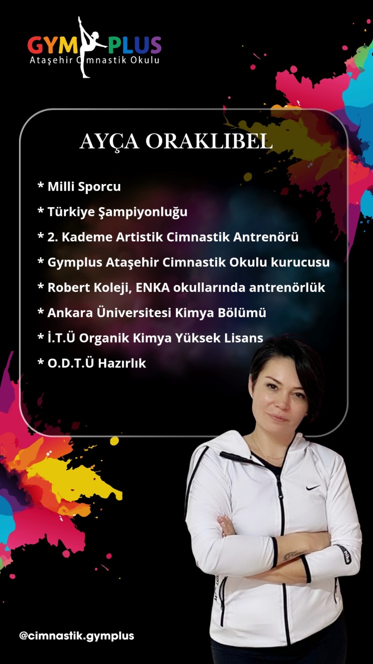 Ayça Oraklıbel — Gymplus kurucusu, TCF 2. Kademe Cimnastik Antrenörü